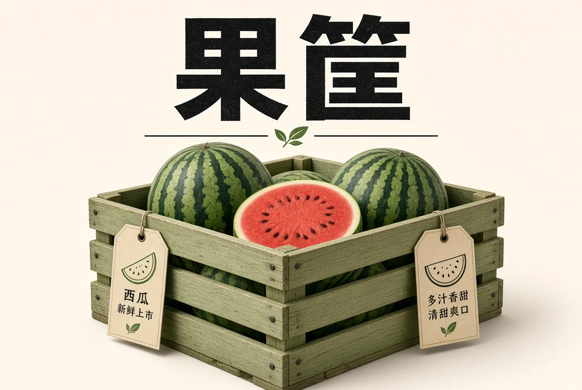 果筐主题清单图